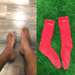 Red Nike Dri Fit Socks